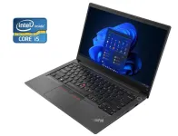 Ноутбук Lenovo ThinkPad E14 / 14" (1920x1080) IPS / Intel Core i5-10210U (4 (8) ядра по 1.6 - 4.2 GHz) / 8 GB DDR4 / 256 GB SSD / Intel UHD Graphics / WebCam / Win 10 Pro б/в