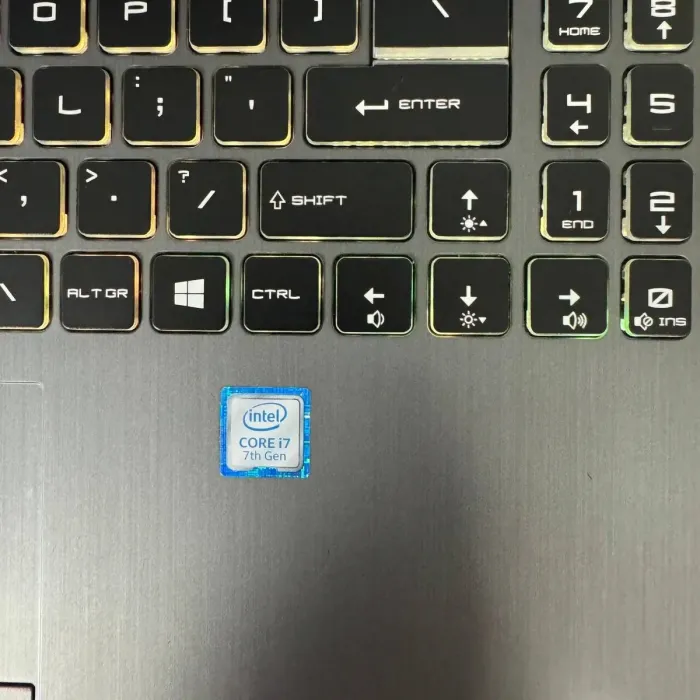 Ігровий ноутбук Б-клас MSI GF62VR 7RF Apache Pro / 15.6" (3840x2160) IPS / Intel Core i7-7700HQ (4 (8) ядра по 2.8 - 3.8 GHz) / 16 GB DDR4 / 128 GB SSD + 1000 GB HDD / nVidia GeForce GTX 1060, 6 GB GDDR5, 192-bit / WebCam б/в - зображення 8