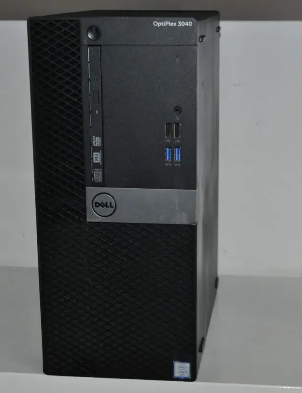 Комп'ютер Б-клас Dell OptiPlex 3040 Tower / Intel Core i5-6500 (4 ядра по 3.2 - 3.6 GHz) / 8 GB DDR3 / 120 GB SSD + 500 GB HDD / Intel HD Graphics 530 / DVD-ROM / Windows 11 Pro б/в - зображення 2
