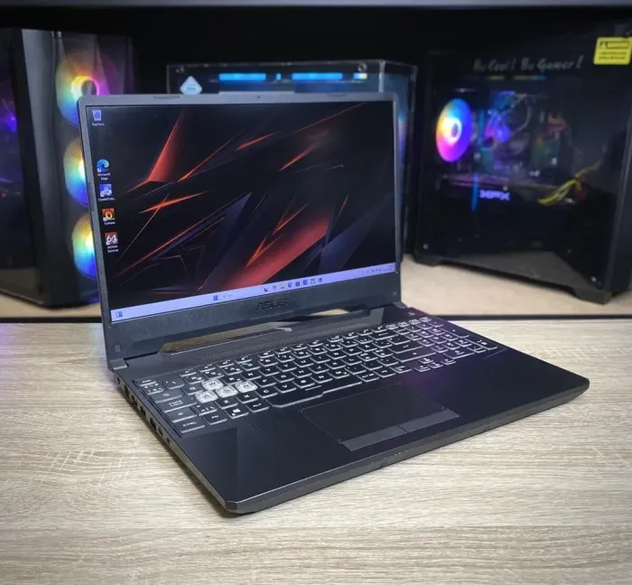 Ігровий ноутбук Asus TUF Gaming F15 (FX506) / 15.6" (1920x1080) IPS / AMD Ryzen 7 4800H (8 (16) ядер по 2.9 - 4.2 GHz) / 8 GB DDR4 / 512 GB SSD / nVidia GeForce RTX 2060, 6 GB GDDR6, 192-bit / WebCam б/в - зображення 3