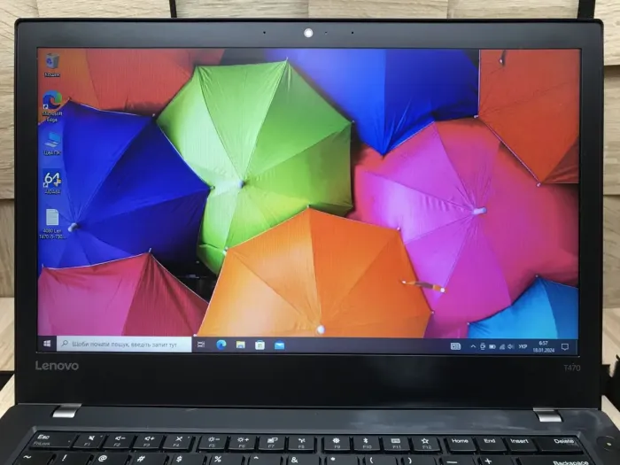Ультрабук Б-клас Lenovo ThinkPad T470 / 14" (1366x768) TN / Intel Core i5-7300U (2 (4) ядра по 2.6 - 3.5 GHz) / 8 GB DDR4 / 480 GB SSD / Intel HD Graphics 520 / WebCam / Fingerprint / USB 3.1 / HDMI б/в - зображення 3