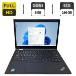 Ноутбук Б-клас Lenovo ThinkPad X1 Yoga (2rd Gen) / 14" (1920x1080) TN / Intel Core i5-7200U (2 (4) ядра по 2.5 - 3.1 GHz) / 8 GB DDR3 / 256 GB SSD / Intel HD Graphics 620 / WebCam б/в