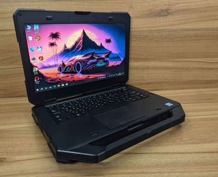Захищений ноутбук Dell Latitude 14 Rugged 5414 / 14" (1920x1080) IPS Touch / Intel Core i5-6300U (2 (4) ядра по 2,4 - 3,0 ГГц) / 16 ГБ DDR4 / 480 ГБ SSD / Intel HD Graphics 520 / TouchID / Windows 10 б/в - зображення 4