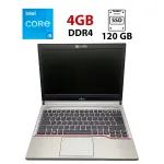 Ноутбук Fujitsu Lifebook E736 / 13.3" (1366x768) TN / Intel Core i5-6300U (2 (4) ядра по 2.4 - 3.0 GHz) / 4 GB DDR4 / 120 GB SSD / Intel HD Graphics 500 / WebCam б/в