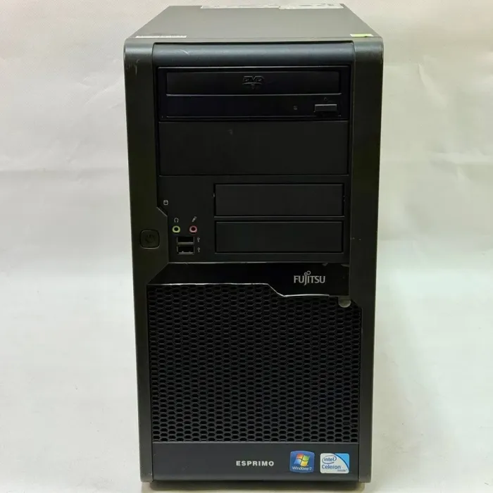 Комп'ютер Fujitsu Esprimo P5731 E-Star5 Tower / Intel Pentium E5400 (2 ядра по 0.800 - 2.7 GHz) / 8 GB DDR3 / 250 GB HDD / Intel Graphics / DVD-ROM б/в - зображення 4