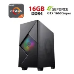 Ігровий ПК Forsage Cyclops BG / AMD Ryzen 5 5500 (6 (12) ядер по 3,6 - 4,2 ГГц) / 16 ГБ DDR4 / 480 ГБ SSD / nVidia GeForce GTX 1660 Super, 6 ГБ GDDR6, 192-bit