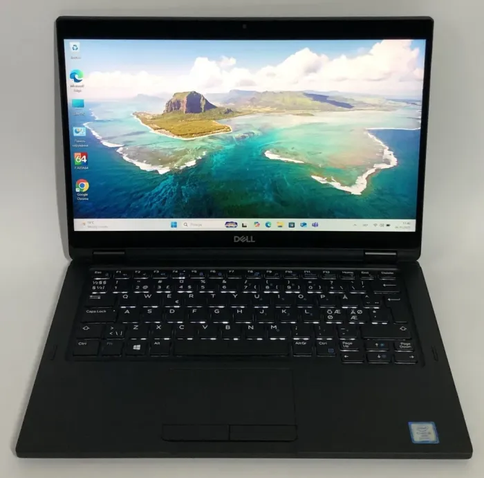 Ноутбук-трансформер Б-клас Dell Latitude 7390 2-in-1 / 13.3" (1920x1080) IPS Touch / Intel Core i5-8350U (4 (8) ядра по 1.7 - 3.6 GHz) / 8 GB DDR4 / 256 GB SSD / Intel UHD Graphics 620 / WebCam / Win 11 Pro б/в - зображення 2