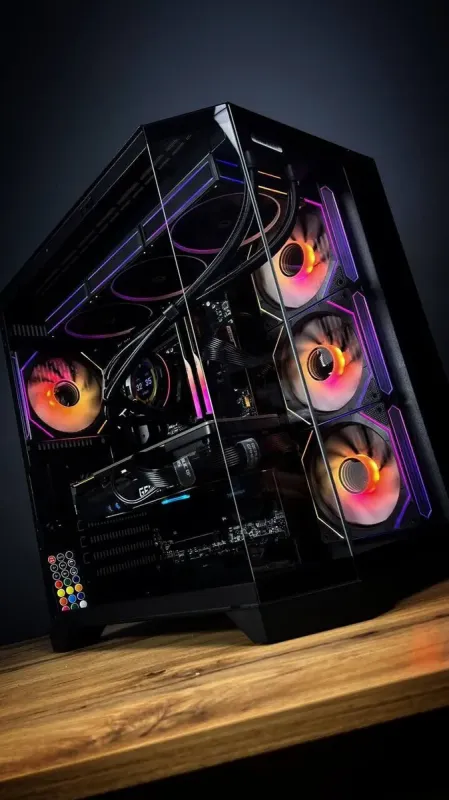 Збірка під замовлення: комп'ютер GameMax Hype-A Black Tower / Intel Core i5-14600KF (14 (20) ядер по 2.6 - 5.3 GHz) / 32 GB DDR5 / 2000 GB SSD M.2 / nVidia GeForce RTX 3080, 10 GB GDDR6X, 320-bit / 850W б/в - зображення 4