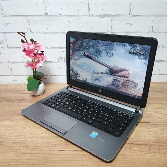 Ноутбук Б-клас HP ProBook 430 G1 / 14" (1366x768) TN / Intel Core i3-4005U (2 (4) ядра по 1.7 GHz) / 8 GB DDR3 / 256 GB SSD / Intel HD Graphics 4400 / WebCam б/в - зображення 4