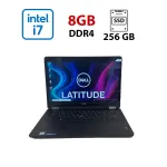 Ультрабук Dell Latitude 7470 / 14" (2560x1440) IPS Touch / Intel Core i7-6600U (2 (4) ядра по 2.6 - 3.4 GHz) / 8 GB DDR4 / 256 GB SSD M2 / Intel HD Graphics 520 / WebCam б/в