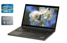 Ноутбук Lenovo ThinkPad T440s / 14" (1600x900) TN / Intel Core i5-4300U (2 (4) ядра по 1.9 - 2.9 GHz) / 8 GB DDR3 / 256 GB SSD / Intel HD Graphics 4400 / WebCam / Fingerprint / Windows 10 б/в
