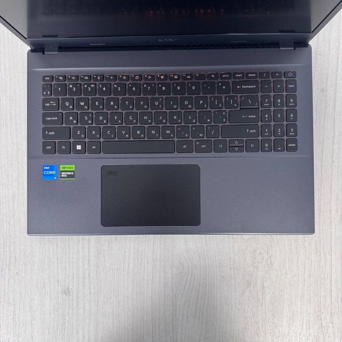 Ігровий ноутбук Acer Aspire 7 A715-76G / 15,6" (1920x1080) IPS / Intel Core i5-12450H (8 (12) ядер по 3,3 - 4,4 ГГц) / 16 ГБ DDR4 / 512 ГБ SSD NVMe / nVidia GeForce RTX 3050, 4 ГБ GDDR6, 128-біт / Веб-камера б/в - зображення 8