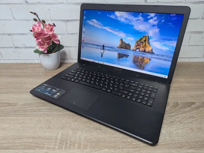 Ноутбук Б-клас Asus A751S / 17.3" (1600x900) TN / Intel Celeron N3060 (2 ядра по 1.6 - 2.48 GHz) / 8 GB DDR3 / 128 GB SSD / Intel HD Graphics / WebCam / DVD-ROM б/в - зображення 4