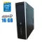 Комп'ютер HP Compaq 6200 Pro SFF / Intel Core i5-2300 (4 ядра по 2.8 - 3.1 GHz) / 16 GB DDR3 / 480 GB SSD / Intel HD Graphics 2000 / DVD-RW б/в