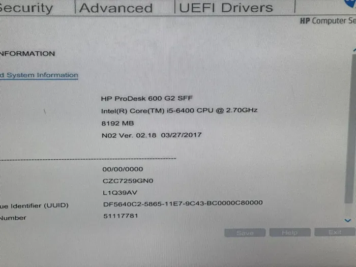 Комп'ютер HP ProDesk 600 G2 SFF / Intel Core i5-6400 (4 ядра по 2.7 - 3.3 GHz) / 8 GB DDR4 / 240 GB SSD / Intel HD Graphics 530 / 200W / DisplayPort б/в - зображення 10