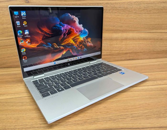 Ультрабук HP EliteBook x360 830 G8 / 13.3" (1920x1080) IPS Touch / Intel Core i5-1145G7 (4 (8) ядра по 2.6 - 4.4 GHz) / 16 GB DDR4 / 512 GB SSD / Intel Iris Xe Graphics / WebCam / TouchID / Windows 11 б/в - зображення 4