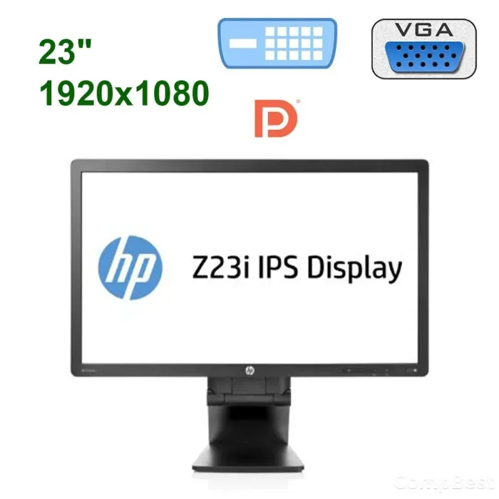 Монітор HP Z23i / 23" (1920x1080) IPS WLED / DVI-D, DP, VGA, USB B, 2x USB 2.0 б/в - зображення 1