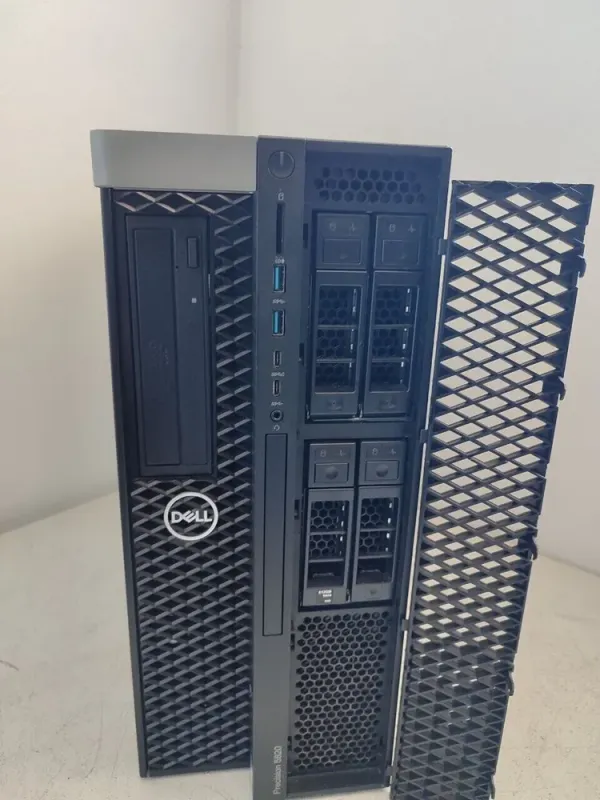 Робоча станція Dell Precision 5820 Tower / Intel Xeon W-2123 (4 (8) ядра по 3.6 - 3.9 GHz) / 32 GB DDR4 / 256 GB SSD / nVidia Quadro P600, 2 GB GDDR5, 128-bit / DVD-ROM б/в - зображення 4