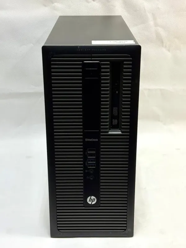 Комплект ПК: комп'ютер HP EliteDesk 800 G1 Tower / Intel Core i3-4130 (2 (4) ядра по 3.4 GHz) / 8 GB DDR3 / 500 GB HDD / Intel HD Graphics 4400 / DVD-ROM + Монітор Samsung S22D300NY / 22" (1920x1080) TN / VGA б/в - зображення 5
