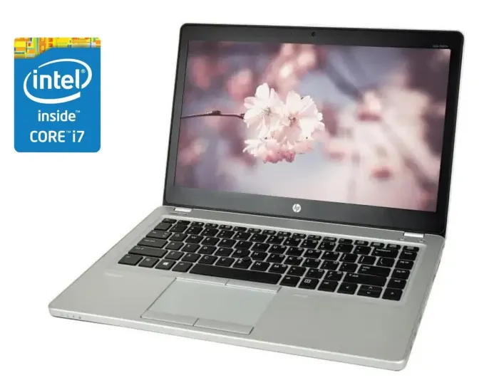 Ультрабук Б-клас HP EliteBook Folio 9480m / 14" TN / Core i7-4600U (2(4) ядра по 2.1-3.3GHz) / 8GB DDR3 / 256GB SSD / HD Graphics 4400 / WebCam / Win 10 Pro б/в - зображення 1