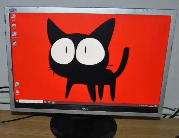 Монітор Б-клас AOC 2219P2 / 22" (1680x1050) TN / VGA, DVI / Вбудовані колонки 2x 1W / VESA 100x100 + Кабелі (VGA або DVI на вибір) та кабель живлення б/в - зображення 7