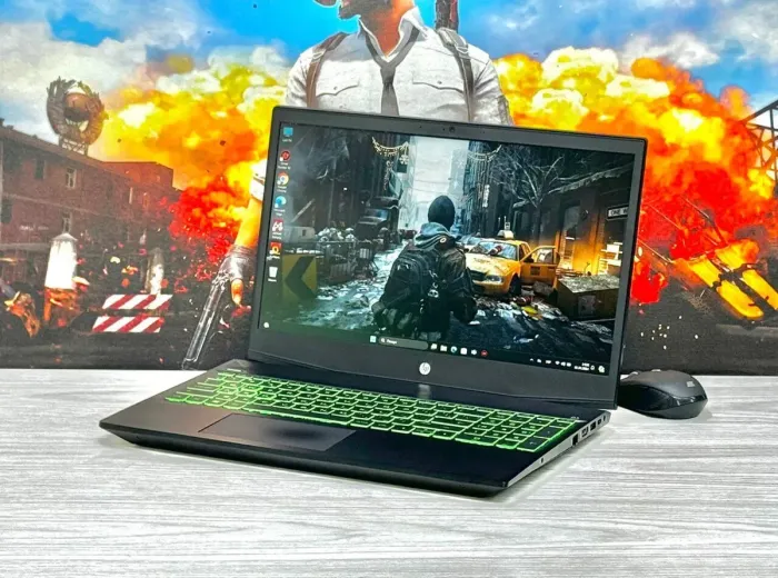 Ігровий ноутбук HP Pavilion Gaming 15-cx0056wm / 15.6" (1920x1080) IPS / Intel Core i5-8300H (4 (8) ядра по 2.3 - 4.0 GHz) / 16 GB DDR4 / 128 GB SSD M.2 + 1000 GB HDD / nVidia GeForce GTX 1050 Ti, 4 GB GDDR5, 128-bit / WebCam / Win 11 Home б/в - зображення 4