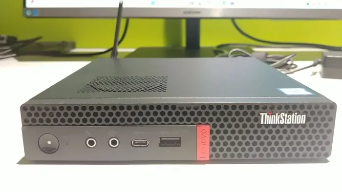 Неттоп Lenovo ThinkStation P330 Tiny USFF / Intel Core i9-9900T (8 (16) ядер по 2.1 - 4.4 GHz) / 16 GB DDR4 / 512 GB SSD / nVidia Quadro P620, 2 GB GDDR5X, 128-bit / WI-FI / Windows 11 +  Блок живлення у комплекті б/в - зображення 6