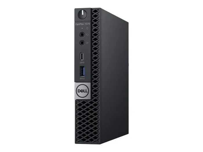 Неттоп Dell OptiPlex 7070 Micro USFF / Intel Core i7-9700T (8 ядер по 2.0 - 4.3 GHz) / 16 GB DDR4 / 500 GB SSD / Intel UHD Graphics 630 / DisplayPort б/в - зображення 2
