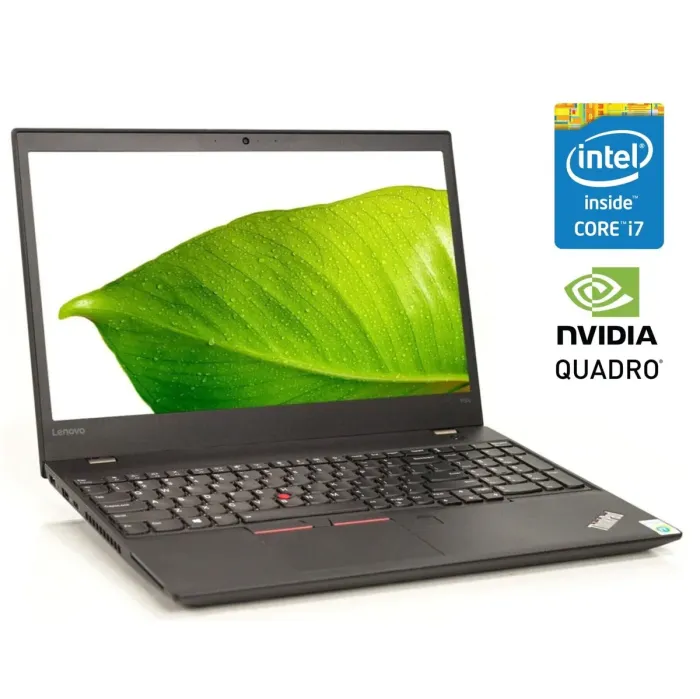 Мобільна робоча станція Lenovo ThinkPad P51s / 15,6" (1920x1080) IPS / Intel Core i7-7500U (2 (4) ядра по 2,7 - 3,5 ГГц) / 16 ГБ DDR4 / 256 ГБ SSD NVMe / nVidia Quadro M520, 2 ГБ GDDR5, 64-біт / WebCam / Win 10 Pro б/в - зображення 1
