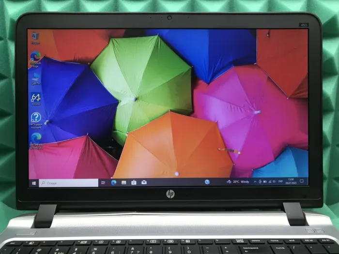 Ноутбук Б-клас HP ProBook 450 G3 / 15.6" (1920x1080) TN / Intel Core i5-6200U (2 (4) ядра по 2.3 - 2.8 GHz) / 8 GB DDR4 / 240 GB SSD / Intel HD Graphics 520 / WebCam / DVD-RW / HDMI б/в - зображення 3