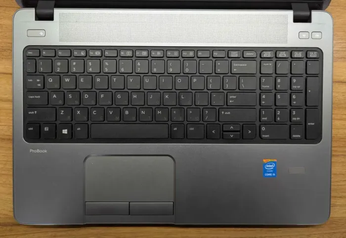 Ноутбук HP ProBook 450 G1 / 15.6" (1366x768) TN / Intel Core i5-4200M (2 (4) ядра по 2.5 - 3.1 GHz) / 8 GB DDR3 / 240 GB SSD / Intel HD Graphics 4600 / WebCam / Fingerprint / Windows 10 б/в - зображення 3