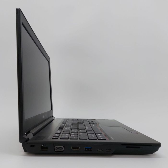 Мобільна робоча станція Fujitsu Celsius H7510 / 15,6" (1920x1080) IPS / Intel Core i7-10850H (6 (12) ядер по 2,7 - 5,1 ГГц) / 32 ГБ DDR4 / 512 ГБ SSD / nVidia Quadro T1000, 4 ГБ GDDR6, 128-біт / WebCam / HDMI б/в - зображення 4