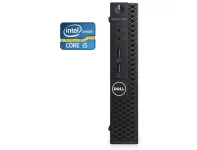 Неттоп Dell Optiplex 3050 Micro USFF / Intel Core i5-6500T (4 ядра 2.5 - 3.1 GHz) / 8 GB DDR4 / 256 GB SSD / Intel HD Graphics 530 / 35W / Wi-Fi б/в