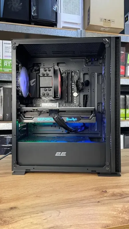 Збірка під замовлення: 2E Gaming Virtus Neo G3301N Tower / AMD Ryzen 5 5600 (6 (12) ядер по 3.5 - 4.4 GHz) / 32 GB DDR4 / 1000 GB SSD / nVidia GeForce RTX 3070 Ti, 8 GB GDDR6X, 256-bit / HDMI / 750W б/в - зображення 5
