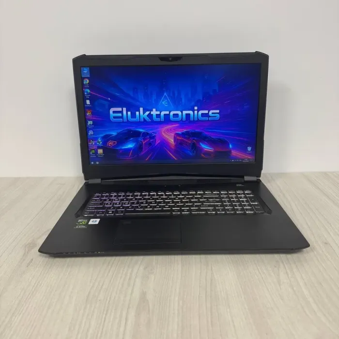 Ігровий ноутбук Eluktronics 17 PA17HP6 / 17,3" (2560x1440) IPS / Intel Core i7-7700HQ (4 (8) ядра по 2,8 - 3,8 ГГц) / 16 ГБ DDR4 / 240 ГБ SSD NVMe / nVidia GeForce GTX 1070, 8 ГБ GDDR5, 256-біт / WebCam б/в - зображення 2