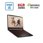Ігровий ноутбук MSI Katana GF66 11UE-883NEU / 15,6" (1920x1080) IPS / Intel Core i5-11400H (6 (12) ядер по 2,2 - 4,5 ГГц) / 8 ГБ DDR4 / 240 ГБ SSD / nVidia GeForce RTX 3060, 6 ГБ GDDR6, 192-біт / Веб-камера б/в