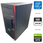 Комп'ютер Fujitsu Esprimo P757 E90 Tower / Intel Core i5-6500 (4 ядра по 3.2 - 3.6 GHz) / 16 GB DDR4 / 256 GB SSD / nVidia GeForce GTX 745, 2 GB GDDR3, 128-bit / DVD-ROM б/в