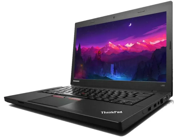 Ноутбук Б-клас Lenovo ThinkPad L450 / 14" (1366x768) TN / Intel Core i3-5005U (2 (4) ядра по 2.0 GHz) / 4 GB DDR3 / 500 GB HDD / Intel HD Graphics 5500 / WebCam / Win 10 Home б/в - зображення 1