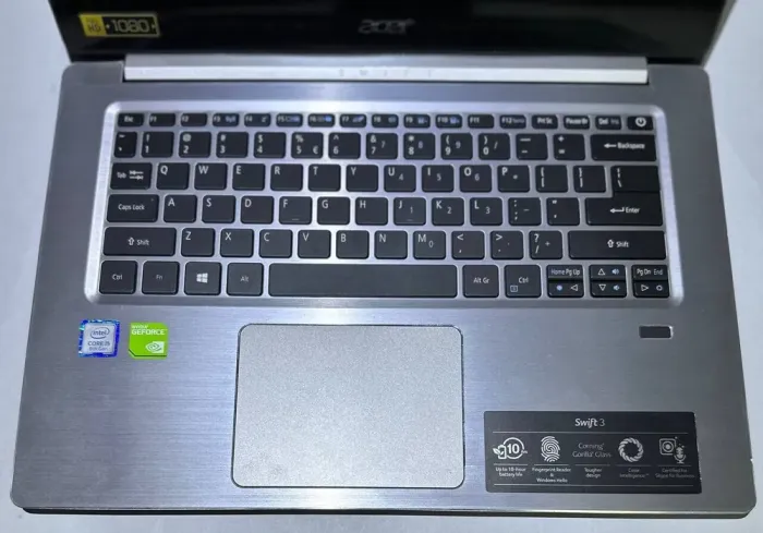 Ультрабук Б-клас Acer Swift 3 SF314-52 / 14" (1920x1080) IPS / Intel Core i5-8250U (4 (8) ядра по 1.6 - 3.4 GHz) / 8 GB DDR4 / 256 GB SSD / nVidia GeForce MX150, 2 GB GDDR5, 64-bit / WebCam / Win 11 Home б/в - зображення 6