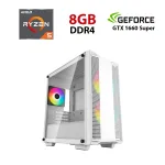 Ігровий ПК Ice C360 WH ARGB Tower / AMD Ryzen 5 5500 (6 (12) ядер по 3,6 - 4,2 ГГц) / 8 ГБ DDR4 / 512 ГБ SSD / nVidia GeForce GTX 1660 Super, 6 ГБ GDDR6, 192-біт