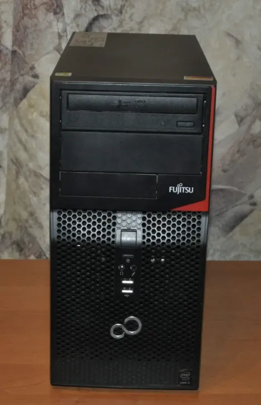 Комп'ютер Fujitsu Esprimo P420 E85 Tower / Intel Core i5-4460S (4 ядра по 2.9 - 3.4 GHz) / 8 GB DDR3 / 120 GB SSD + 500 GB HDD / nVidia GeForce GT 720, 2 GB GDDR3, 64-bit / DVD-ROM б/в - зображення 2