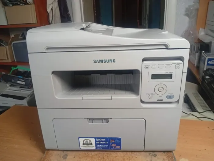 БФП Samsung SCX-4650N / лазерний монохромний друк / 1200x1200 dpi / A4 / 24 стор/хв / USB 2.0, Ethernet / Дуплекс б/в - зображення 2