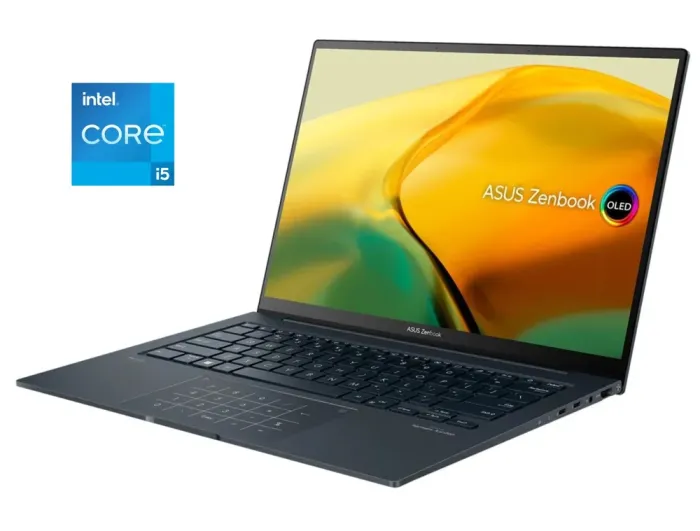 Ультрабук Б-клас Asus Zenbook Q410V / 14.5" (2880x1800) IPS Touch / Intel Core i5-13500H (12 (16) ядер по 3.5 -4.7 GHz) / 8 GB DDR4 / 512 GB SSD NVMe / Intel Iris Xe Graphics / WebCam б/в - зображення 1