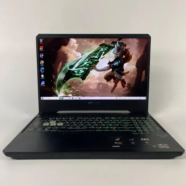 Ігровий ноутбук Б-клас Asus TUF Gaming FX505D / 15.6" (1920x1080) IPS / AMD Ryzen 5 3550H (4 (8) ядра по 2.1 - 3.7 GHz) / 16 GB DDR4 / 512 GB SSD / nVidia GeForce GTX 1650, 4 GB GDDR6, 128-bit / WebCam / HDMI б/в - зображення 2