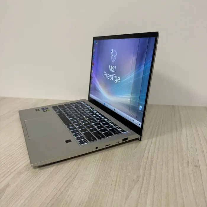 Ігровий ультрабук MSI Prestige 14 H B13UCX / 14" (1920x1200) IPS / Intel Core i9-13900H (14 (20) ядер по 2,6 - 5,4 ГГц) / 32 ГБ DDR5 / 512 ГБ SSD NVMe / nVidia GeForce RTX 2050, 4 ГБ GDDR6, 64-біт / WebCam б/в - зображення 5