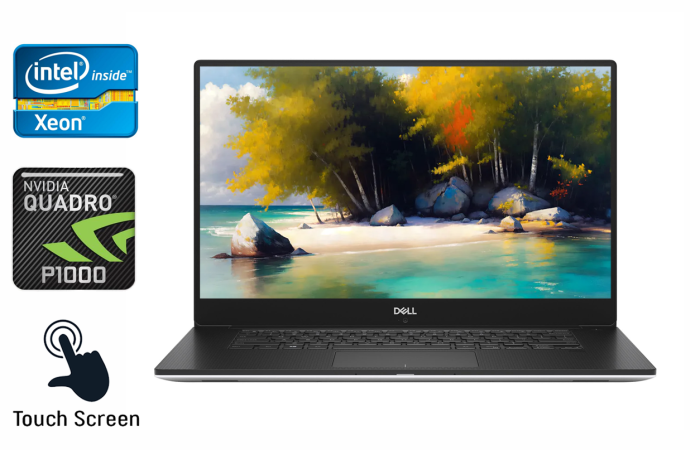 Мобільна робоча станція Dell Precision 5530 / 15.6" (3840x2160) IPS Touch / Intel Xeon E-2176M (6 (12) ядер по 2.7 - 4.4 GHz) / 16 GB DDR4 / 512 GB SSD / nVidia Quadro P1000, 4 GB GDDR5, 128-bit / HDMI б/в - зображення 1