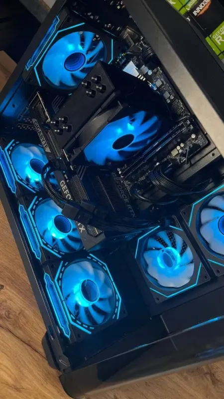 Збірка під замовлення: ігровий ПК AeroCool P300C-G-BK-v1 Tower / AMD Ryzen 7 7700 (8 (16) ядер по 3.8 - 5.3 GHz) / 32 GB DDR5 / 1000 GB SSD M.2 / nVidia GeForce RTX 5070, 12 GB GDDR7, 192-bit / 750W - зображення 8