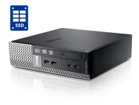 Неттоп Б-клас Dell OptiPlex 7010 USFF / Intel Core i3-3240 (2 (4) ядра по 3.4 GHz) / 8 GB DDR3 / 240 GB SSD / Intel HD Graphics 2500 / DVD-RW б/в