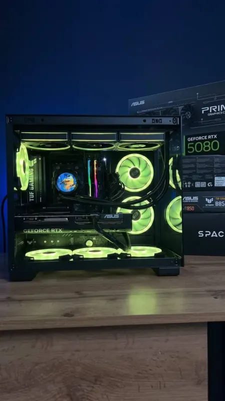 Збірка на замовлення: ігровий ПК PCCooler C3 T500 ARGB Black Tower / AMD Ryzen 7 9800X3D (8 (16) ядер по 4,7 - 5,2 ГГц) / 64 ГБ DDR5 / 500 ГБ SSD M.2 + 2000 ГБ SSD M.2 / nVidia GeForce RTX 5080, 16 ГБ GDDR7, 256-bit / 850 Вт - зображення 4