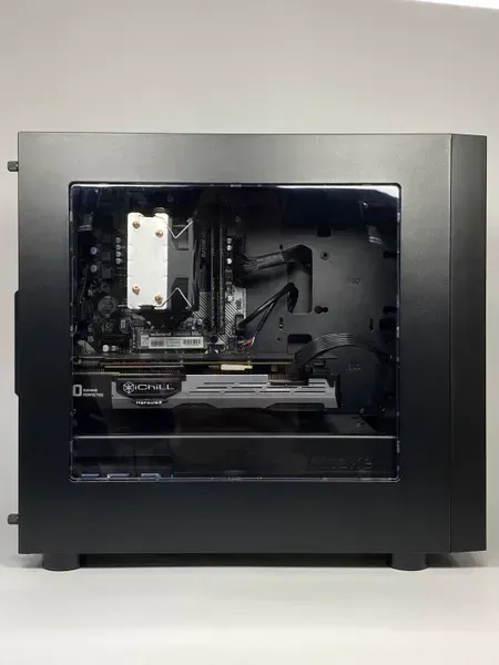 Ігровий ПК ThermalTake Versa H17 / AMD Ryzen 5 5500 (6 (12) ядер 3,6 - 4,2 ГГц) / 16 ГБ DDR4 / 512 ГБ SSD / nVidia GeForce GTX 1070, 8 ГБ GDDR5, 256-біт / Azza 650w 80+ бронза / ASRock B450M-HDV R4.0 б/в - зображення 5